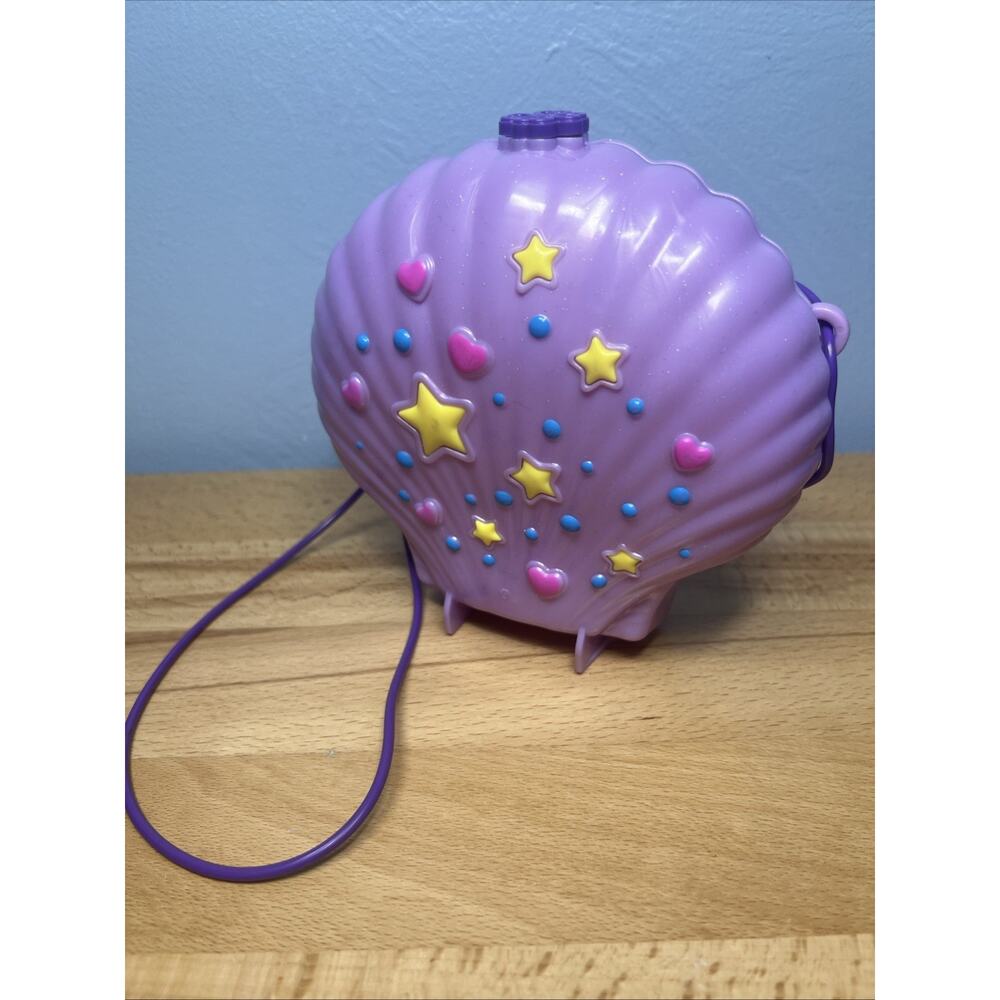 2019 Polly Pocket Tiny Power Sea Shell Girls Purse Ocean Playset Purple Toy